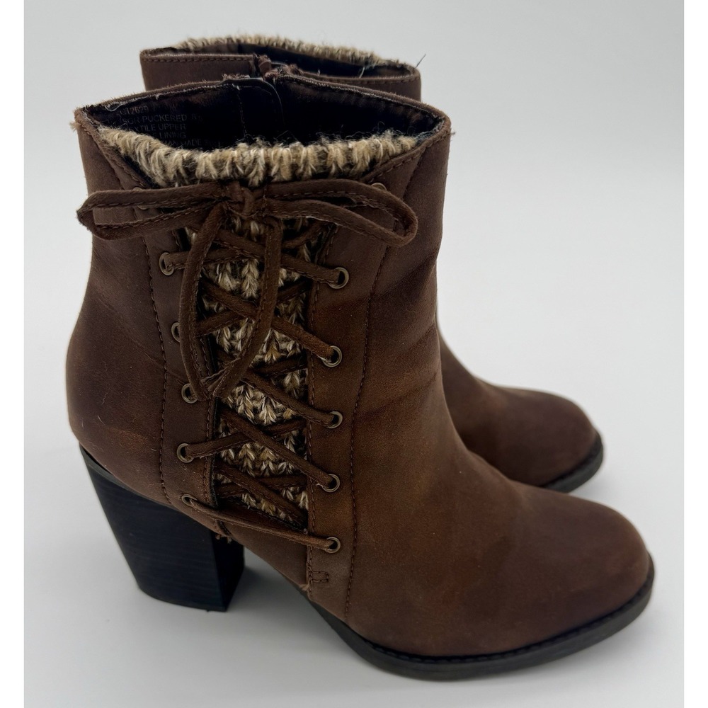 Sweater Ankle Boot 8.5 Boho Western Cottagecore Vintage Y2K Festival Prairie 90s